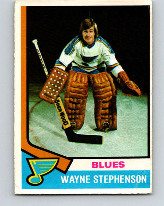 1974-75 O-Pee-Chee #218 Wayne Stephenson  St. Louis Blues  V4759