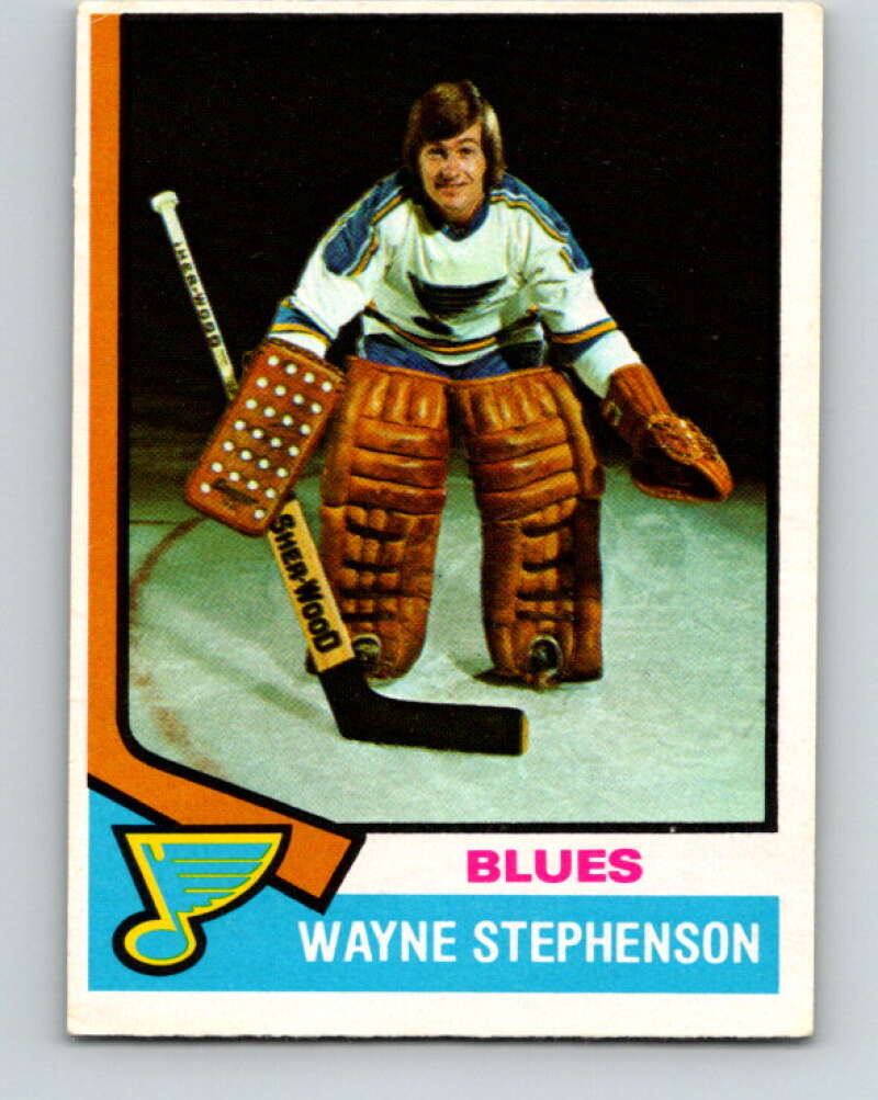 1974-75 O-Pee-Chee #218 Wayne Stephenson St. Louis Blues V4760