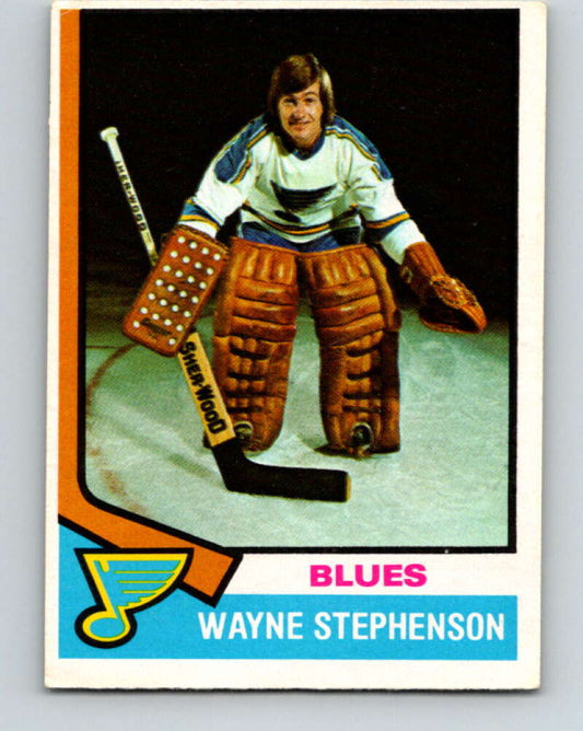 1974-75 O-Pee-Chee #218 Wayne Stephenson  St. Louis Blues  V4760