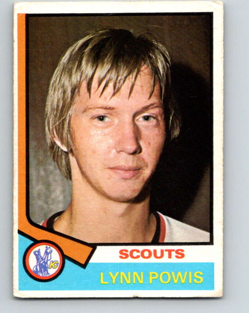 1974-75 O-Pee-Chee #227 Lynn Powis Kansas City Scouts V4781
