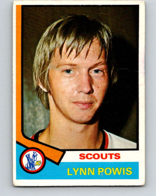 1974-75 O-Pee-Chee #227 Lynn Powis  Kansas City Scouts  V4782