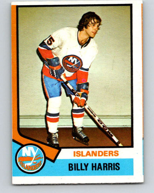 1974-75 O-Pee-Chee #228 Billy Harris  New York Islanders  V4784