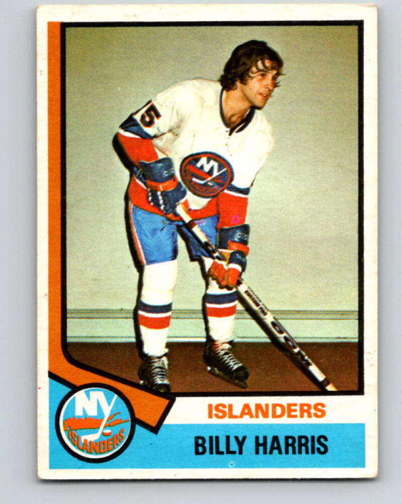 1974-75 O-Pee-Chee #228 Billy Harris New York Islanders V4785