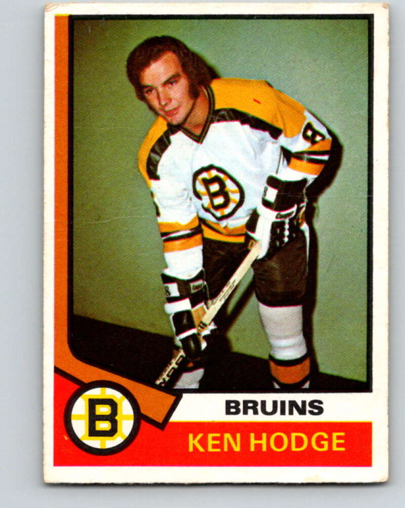 1974-75 O-Pee-Chee #230 Ken Hodge Boston Bruins V4788