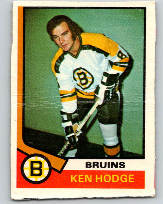 1974-75 O-Pee-Chee #230 Ken Hodge  Boston Bruins  V4789