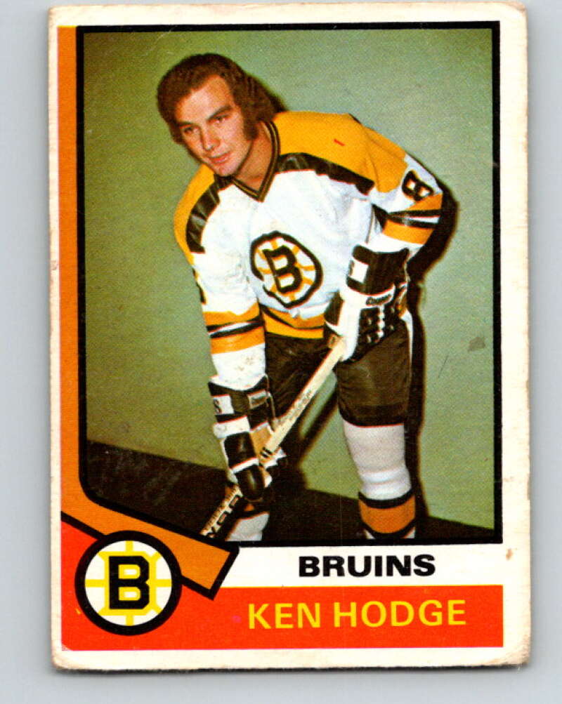 1974-75 O-Pee-Chee #230 Ken Hodge Boston Bruins V4791
