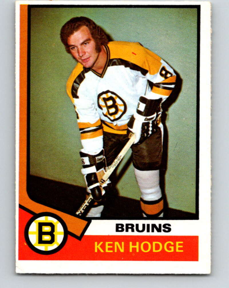 1974-75 O-Pee-Chee #230 Ken Hodge Boston Bruins V4792