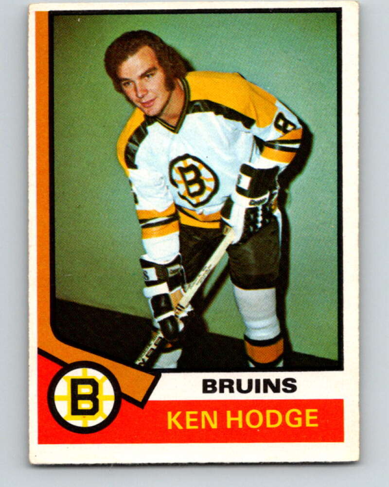 1974-75 O-Pee-Chee #230 Ken Hodge Boston Bruins V4793