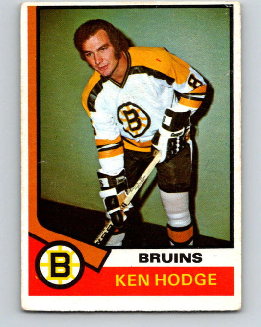 1974-75 O-Pee-Chee #230 Ken Hodge  Boston Bruins  V4794
