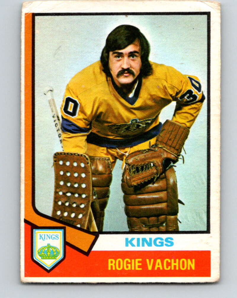 1974-75 O-Pee-Chee #235 Rogie Vachon Los Angeles Kings V4814
