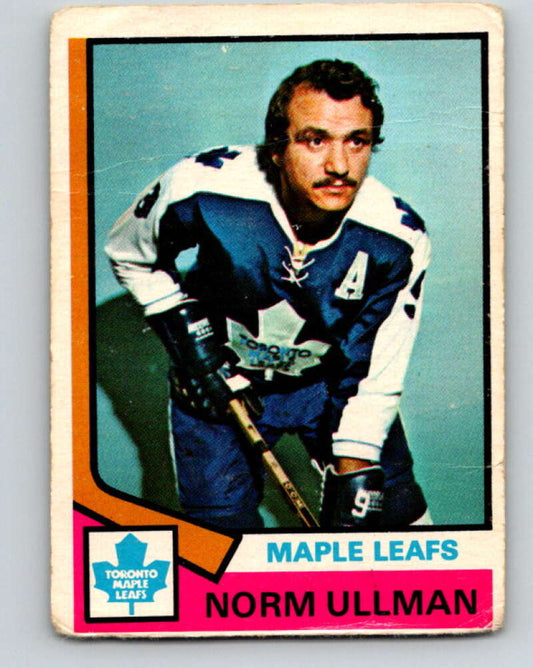 1974-75 O-Pee-Chee #236 Norm Ullman  Toronto Maple Leafs  V4816