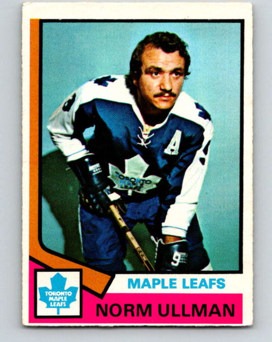 1974-75 O-Pee-Chee #236 Norm Ullman  Toronto Maple Leafs  V4818