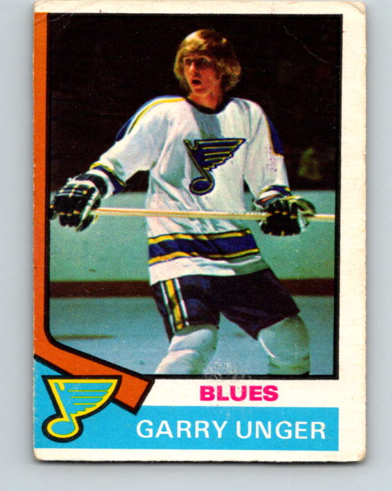 1974-75 O-Pee-Chee #237 Garry Unger St. Louis Blues V4823