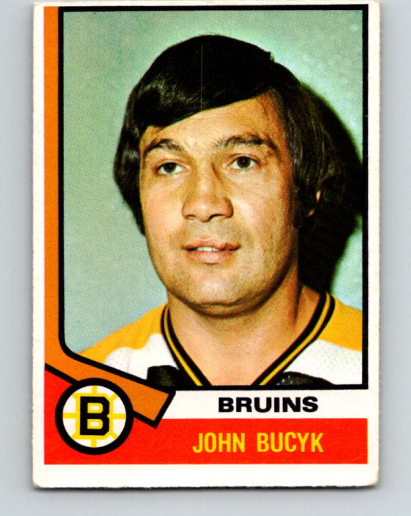 1974-75 O-Pee-Chee #239 Johnny Bucyk Boston Bruins V4831