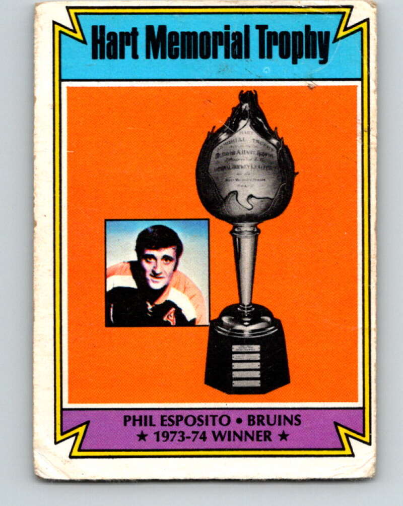 1974-75 O-Pee-Chee #244 Phil Esposito Boston Bruins V4837