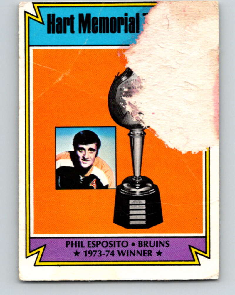 1974-75 O-Pee-Chee #244 Phil Esposito Boston Bruins V4840