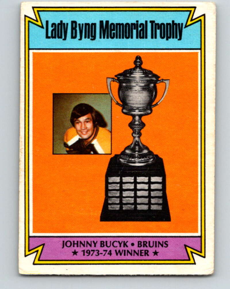 1974-75 O-Pee-Chee #245 Johnny Bucyk Boston Bruins V4841