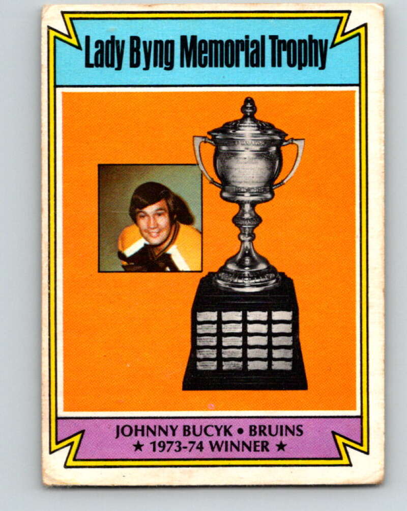 1974-75 O-Pee-Chee #245 Johnny Bucyk Boston Bruins V4842