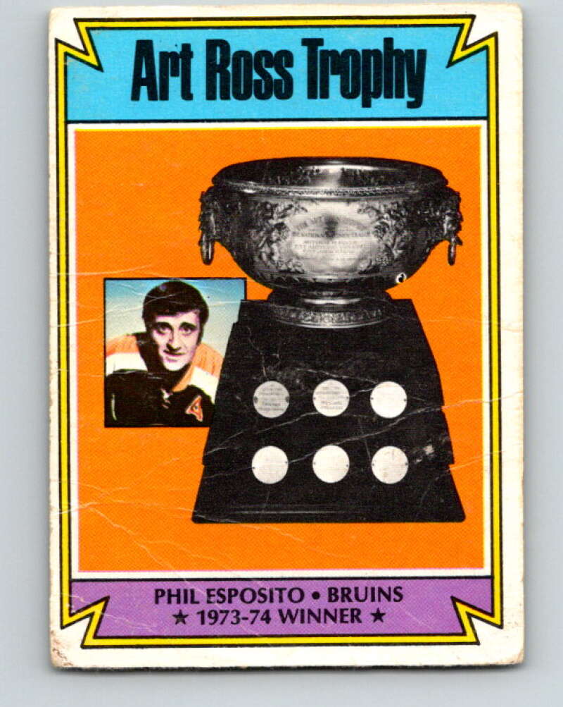 1974-75 O-Pee-Chee #246 Phil Esposito Boston Bruins V4843