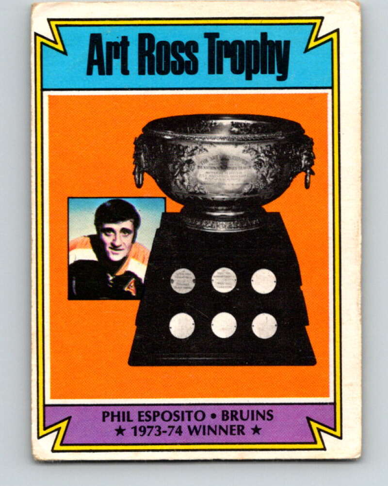 1974-75 O-Pee-Chee #246 Phil Esposito Boston Bruins V4844