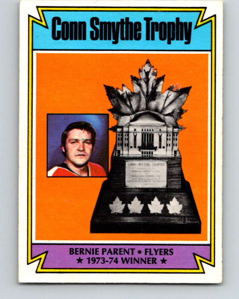 1974-75 O-Pee-Chee #251 Bernie Parent Philadelphia Flyers V4850