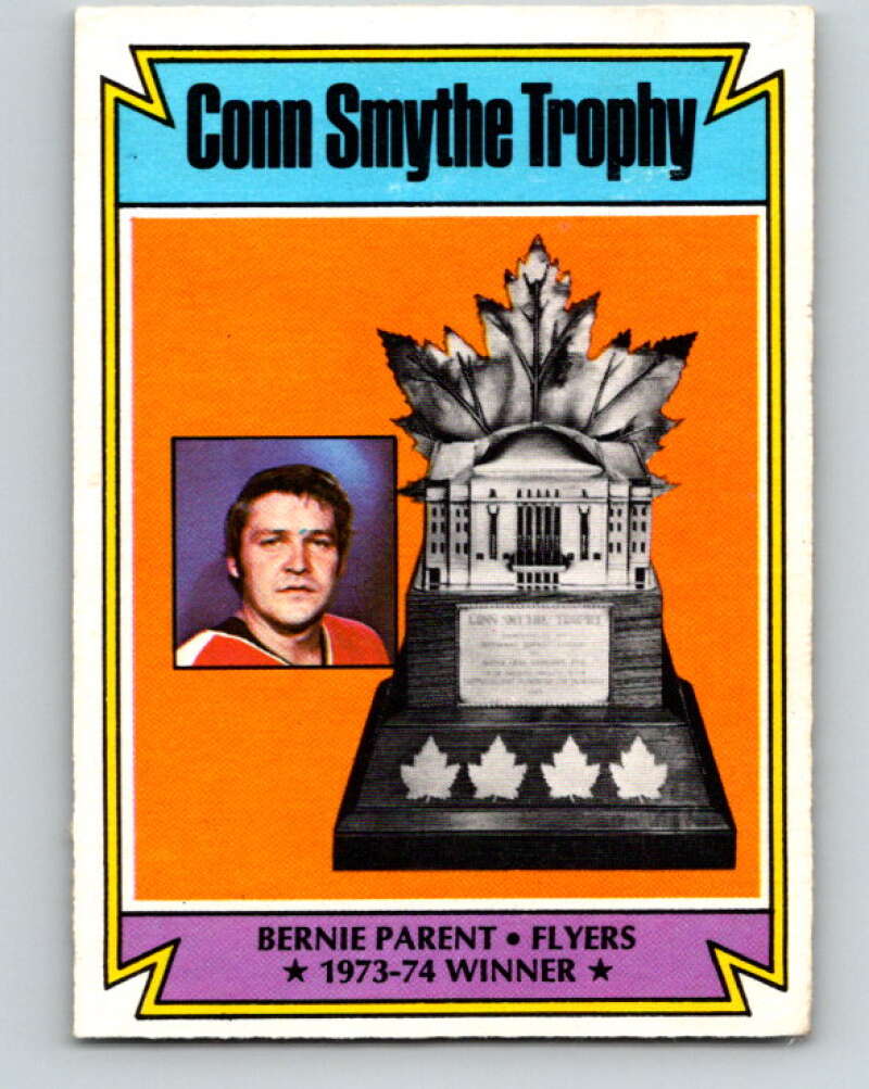 1974-75 O-Pee-Chee #251 Bernie Parent Philadelphia Flyers V4851