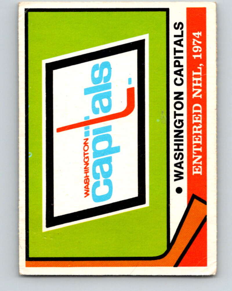 1974-75 O-Pee-Chee #256 Capitals Team Washington Capitals V4860