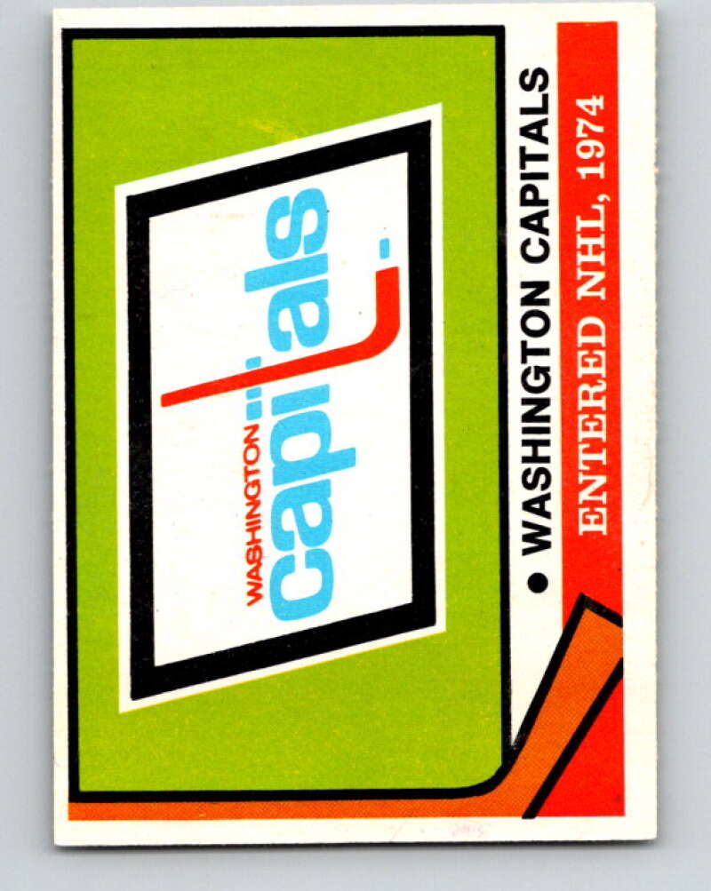1974-75 O-Pee-Chee #256 Capitals Team Washington Capitals V4861