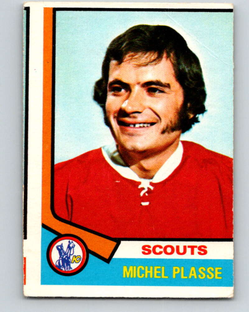 1974-75 O-Pee-Chee #257 Michel Plasse Kansas City Scouts V4863
