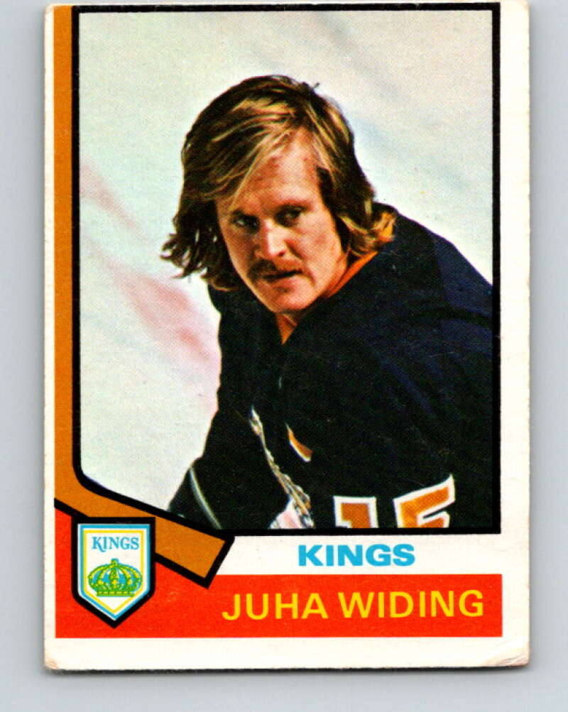 1974-75 O-Pee-Chee #258 Juha Widing Los Angeles Kings V4865