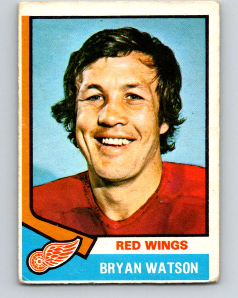 1974-75 O-Pee-Chee #259 Bryan Watson Detroit Red Wings V4868