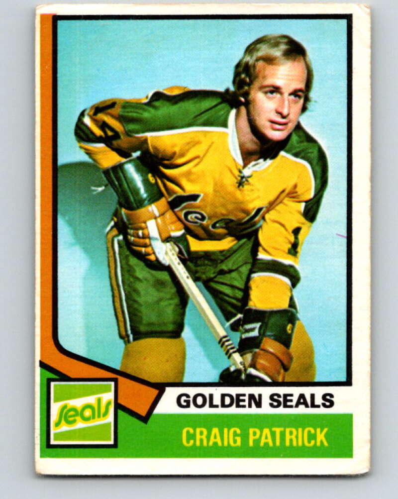 1974-75 O-Pee-Chee #262 Craig Patrick California Golden Seals V4872