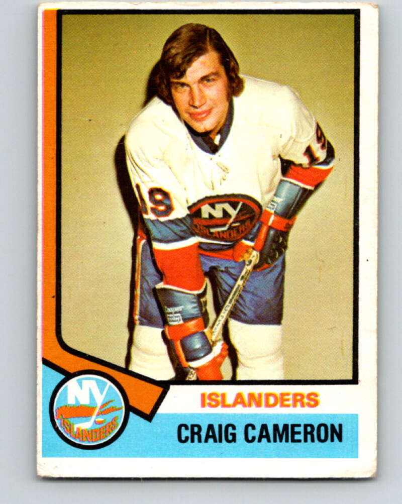 1974-75 O-Pee-Chee #263 Craig Cameron New York Islanders V4876