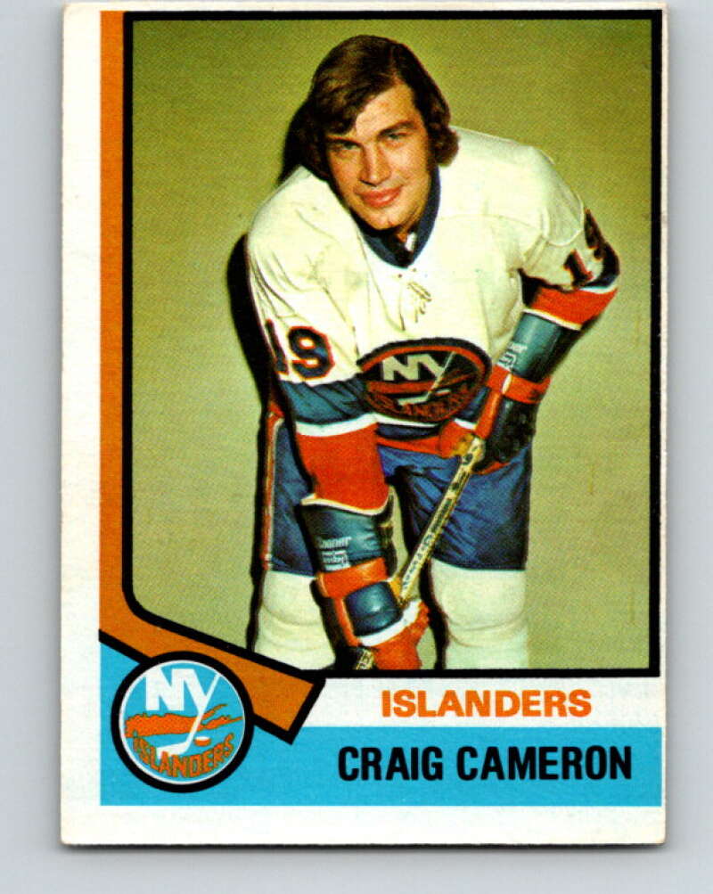 1974-75 O-Pee-Chee #263 Craig Cameron New York Islanders V4877