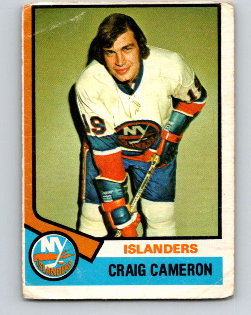 1974-75 O-Pee-Chee #263 Craig Cameron New York Islanders V4879