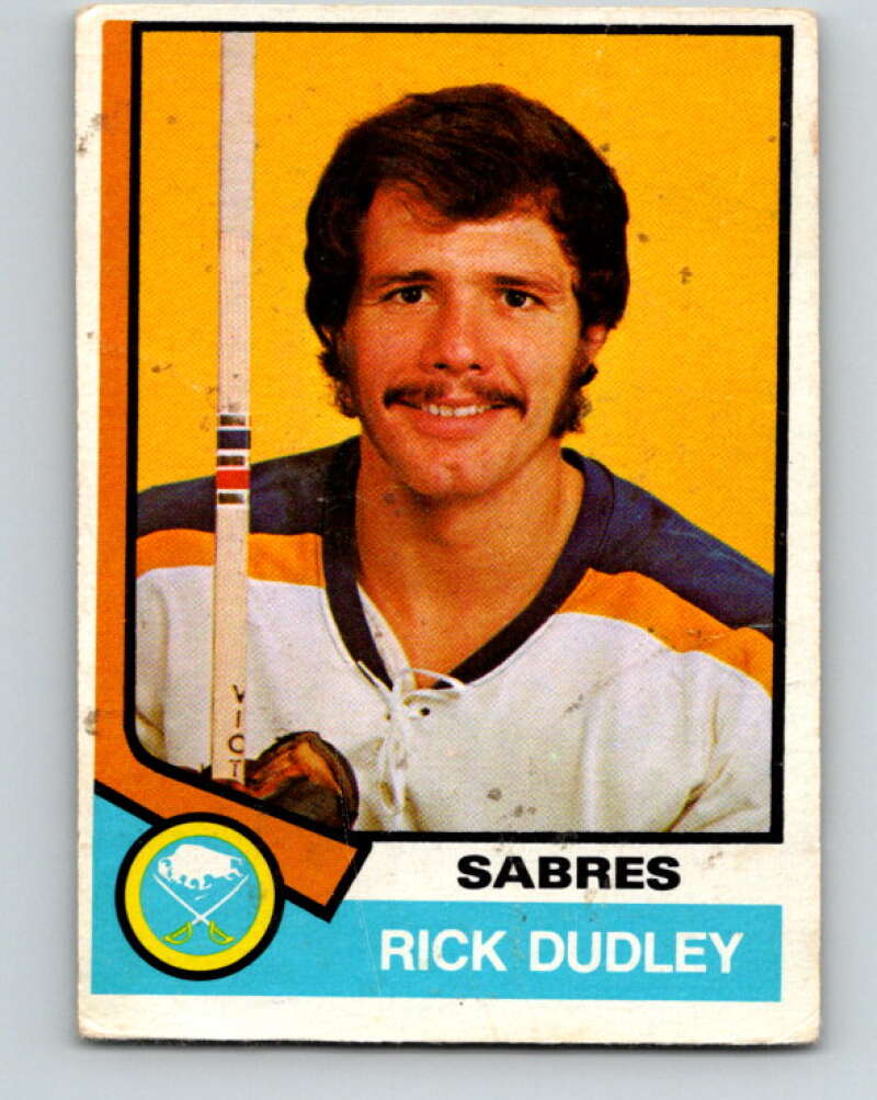 1974-75 O-Pee-Chee #268 Rick Dudley RC Rookie Buffalo Sabres V4886