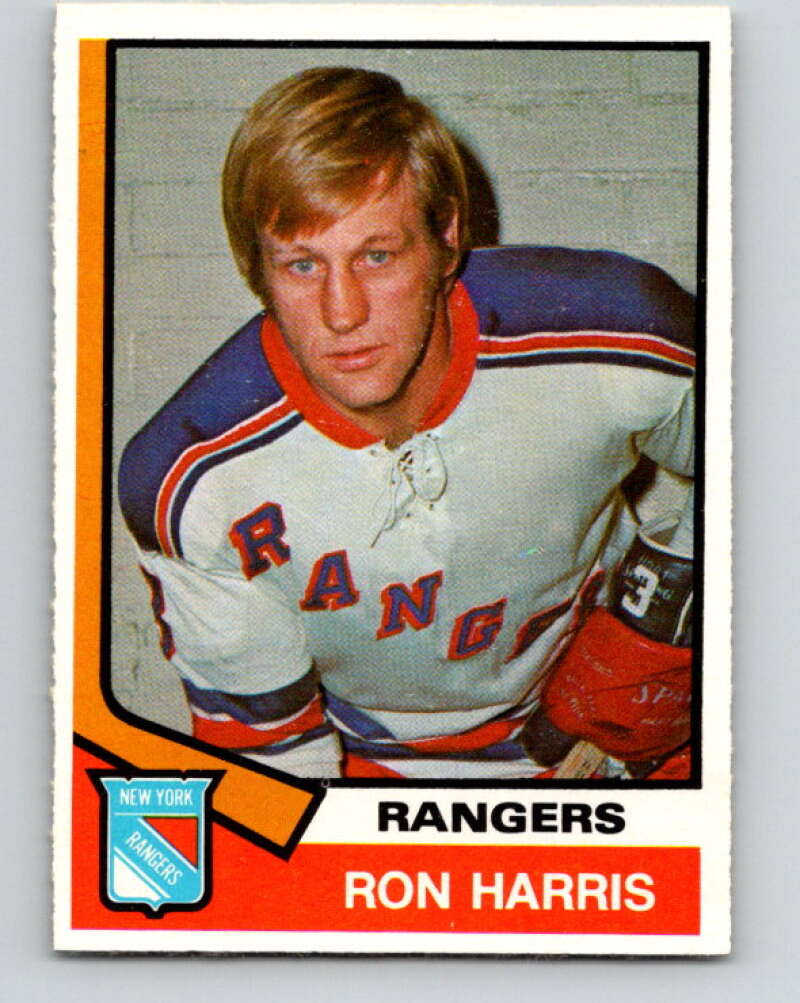 1974-75 O-Pee-Chee #276 Ron Harris New York Rangers V4896