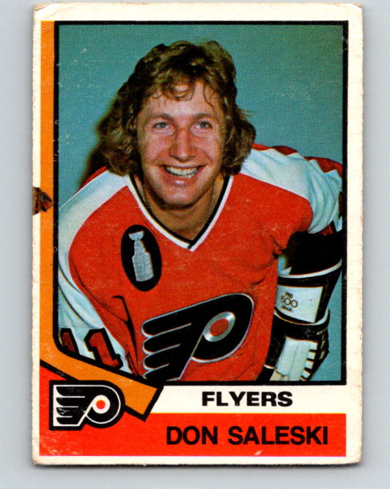 1974-75 O-Pee-Chee #283 Don Saleski Philadelphia Flyers V4910