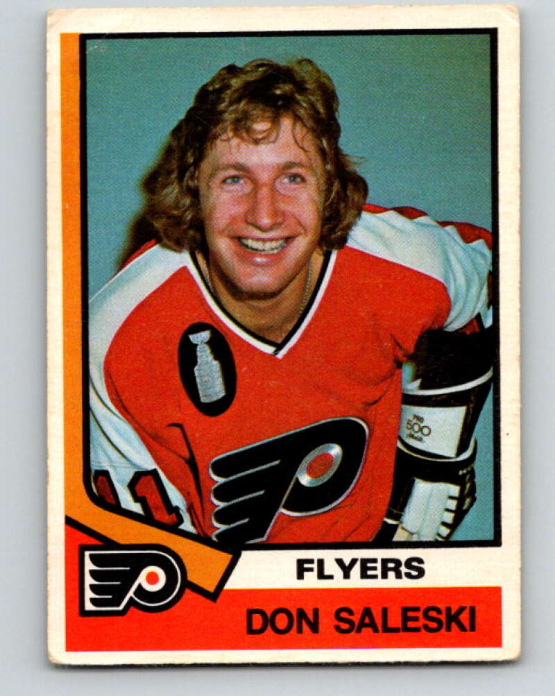 1974-75 O-Pee-Chee #283 Don Saleski Philadelphia Flyers V4913