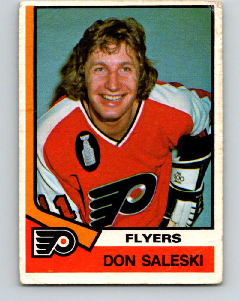 1974-75 O-Pee-Chee #283 Don Saleski Philadelphia Flyers V4914