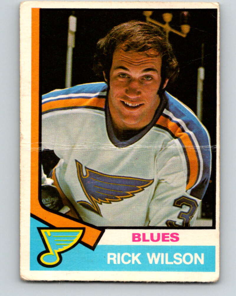 1974-75 O-Pee-Chee #284 Rick Wilson RC Rookie St. Louis Blues V4915