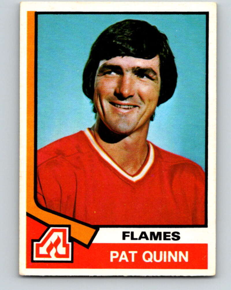 1974-75 O-Pee-Chee #286 Pat Quinn Atlanta Flames V4922