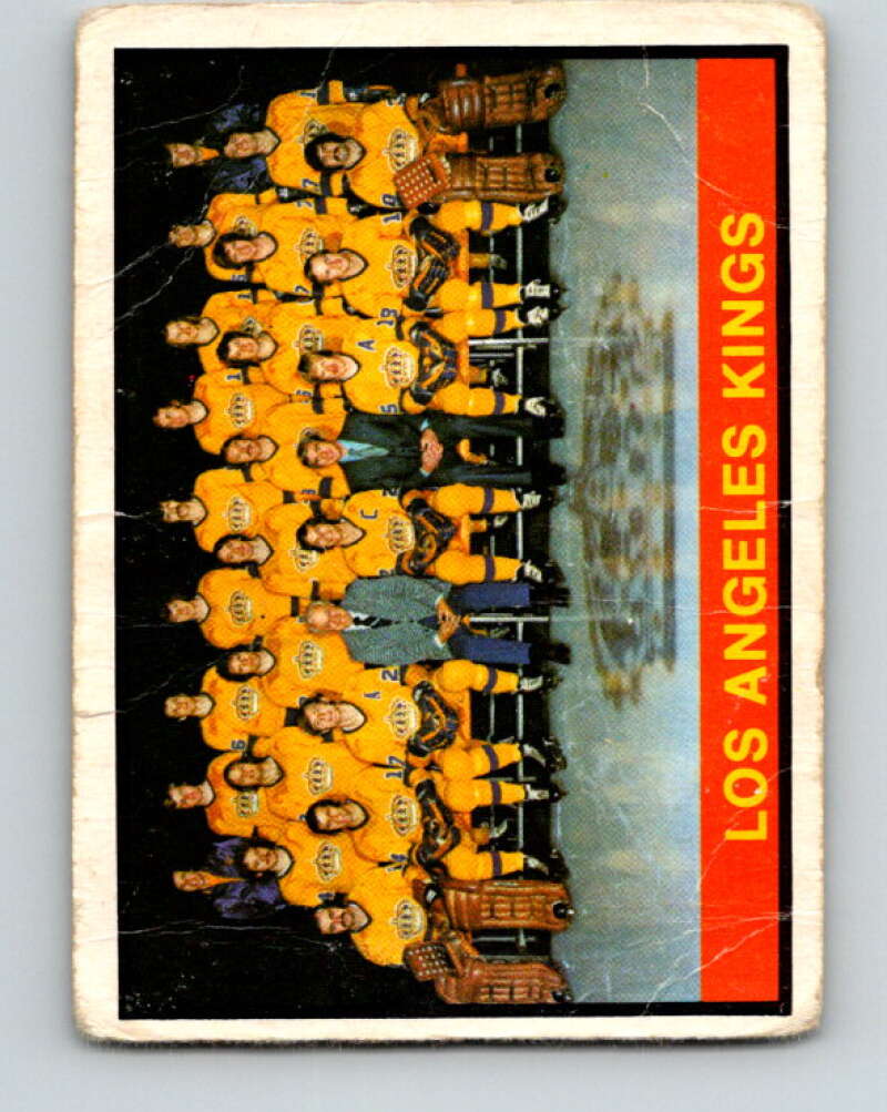 1974-75 O-Pee-Chee #287 Los Angeles Kings TC Los Angeles Kings V4926