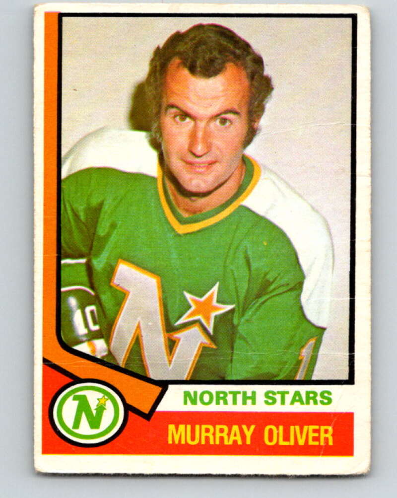 1974-75 O-Pee-Chee #291 Murray Oliver Minnesota North Stars V4931