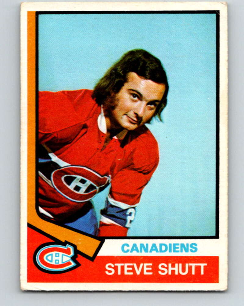 1974-75 O-Pee-Chee #316 Steve Shutt RC Rookie Montreal Canadiens V4983