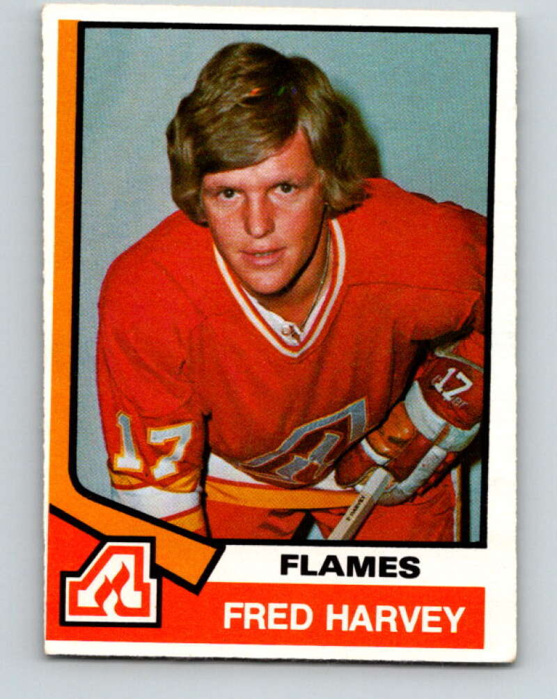 1974-75 O-Pee-Chee #319 Buster Harvey Atlanta Flames V4985