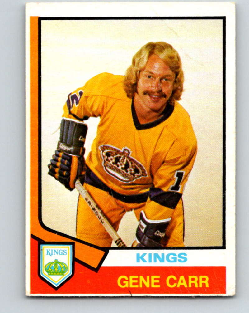 1974-75 O-Pee-Chee #320 Gene Carr RC Rookie Los Angeles Kings V4986