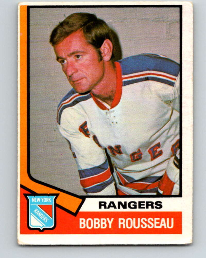 1974-75 O-Pee-Chee #326 Bobby Rousseau New York Rangers V4998