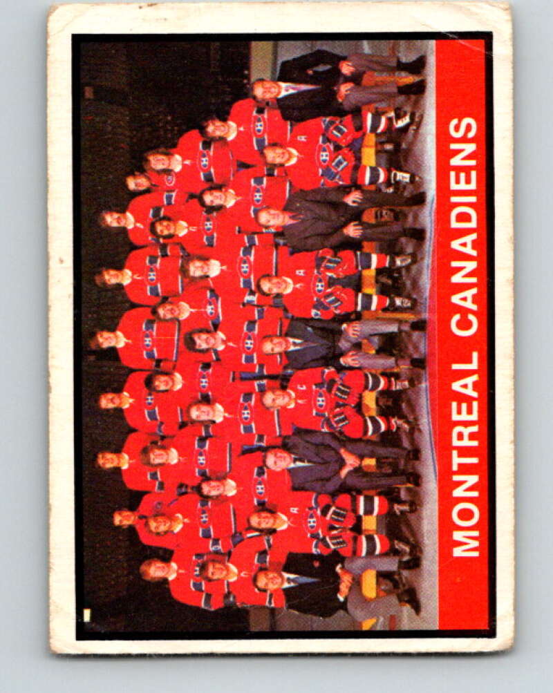 1974-75 O-Pee-Chee #330 Montreal Canadiens TC UER Montreal Canadiens V5003