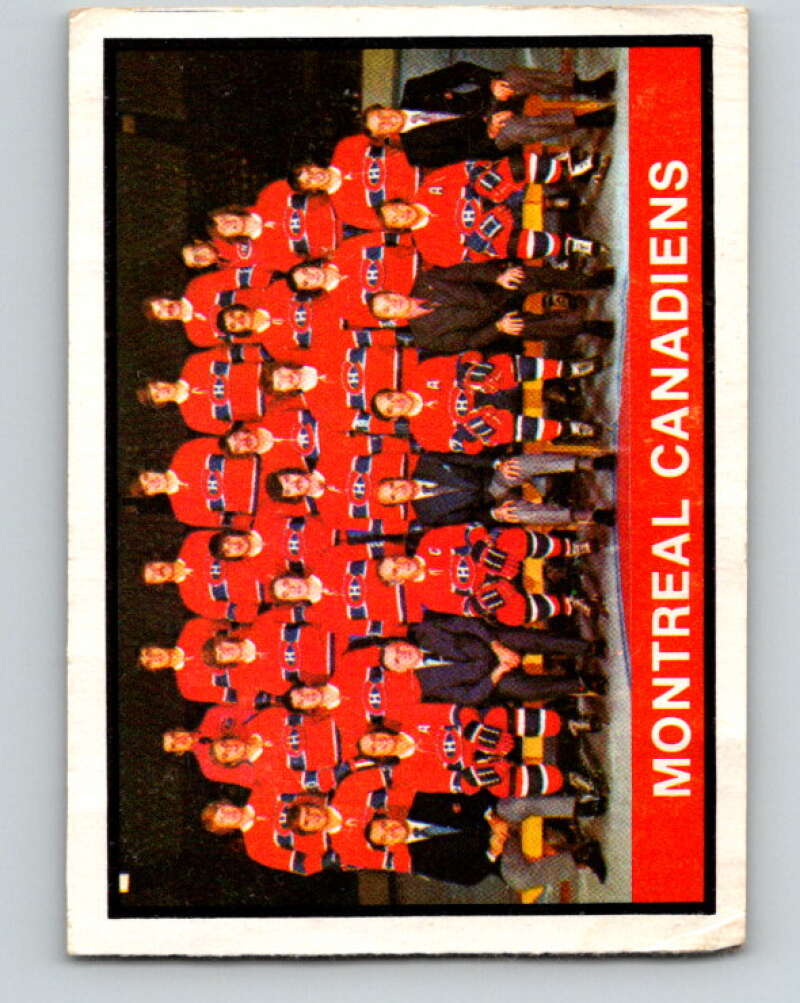 1974-75 O-Pee-Chee #330 Montreal Canadiens TC UER Montreal Canadiens V5004